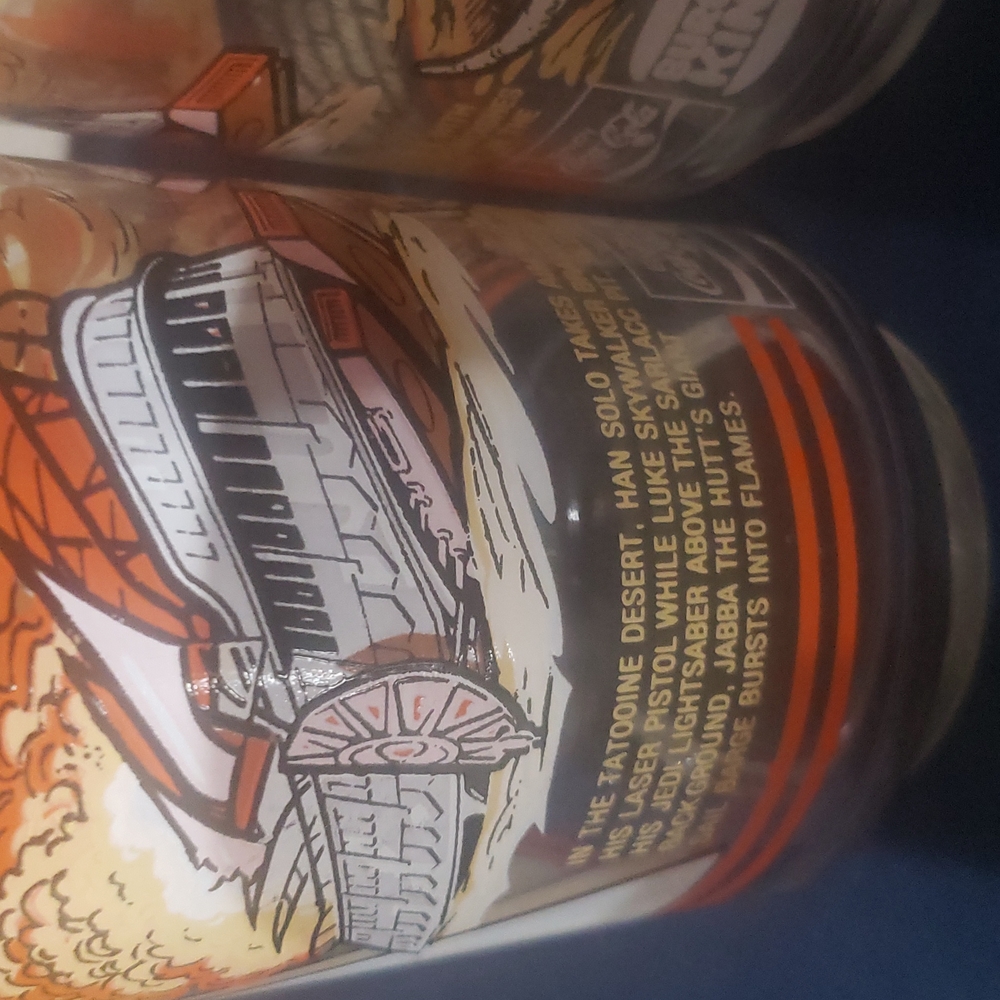Star Wars "Return of the Jedi" 3 Glasses. Vintage 1983 - Burger King Coca Cola. - Picture 4 of 6